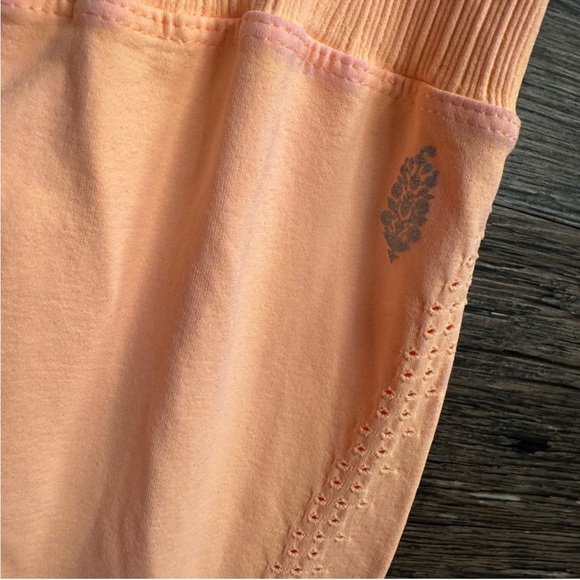 Free People Movement Peach Orange Good Karma Onesie - Picture 5 of 8